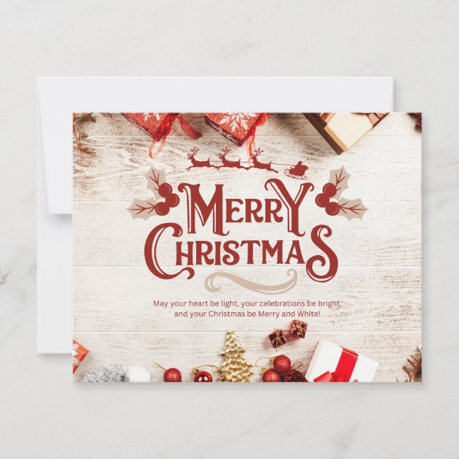 Cartes Pour Fêtes Annuelles Noël 15 (Devant)