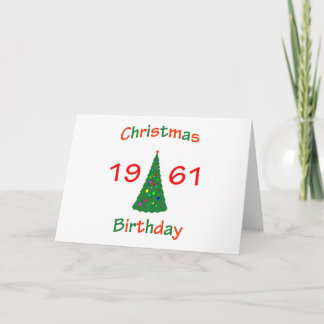 Cartes Pour Fêtes Annuelles Noël 1961