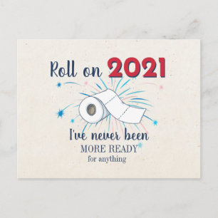 Cartes Pour Fêtes Annuelles Noël 2020 Roulez sur 2021 Nouvel An Salutations