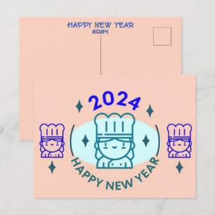 CARTES POUR FÊTES ANNUELLES NOËL 2024 NOUVELLE ANNÉE ACCUEILLIS