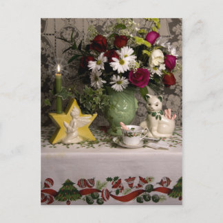Cartes Pour Fêtes Annuelles Noël 2218 Floral Still Life