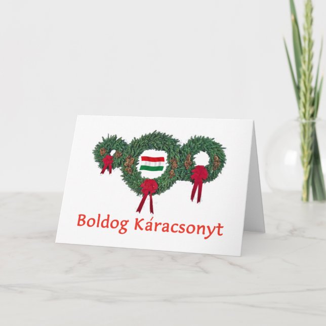Cartes Pour Fêtes Annuelles Noël 2 de la Hongrie (Devant)