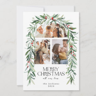 Cartes Pour Fêtes Annuelles Noël 3 Photo Mistletoe Botanique Berries