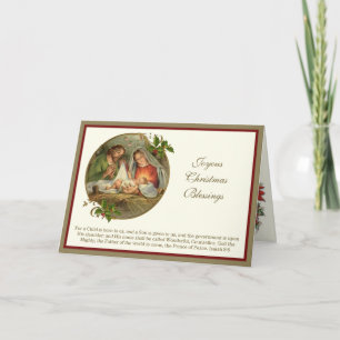 Cartes Pour Fêtes Annuelles Noël 3 Photos Religieux Jésus Marie Joseph