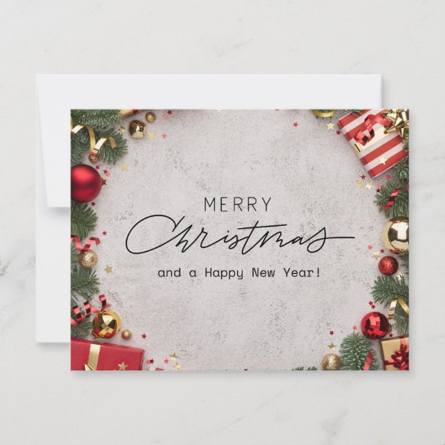 Cartes Pour Fêtes Annuelles Noël 4 (Devant)
