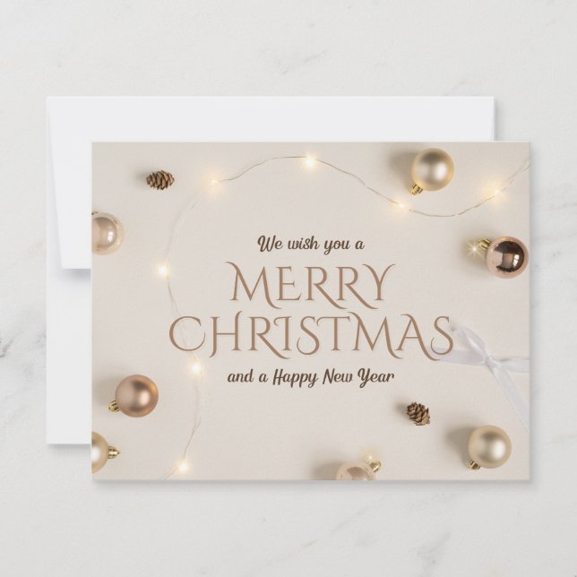 Cartes Pour Fêtes Annuelles Noël 8 (Devant)