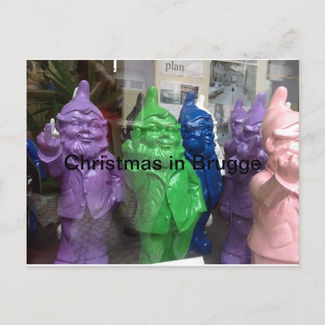 Cartes Pour Fêtes Annuelles Noël à Brugge (Devant)