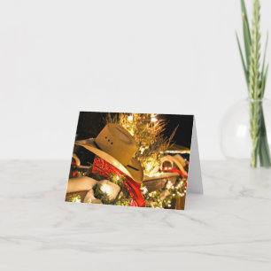 Cartes Pour Fêtes Annuelles Noël à Cowboy