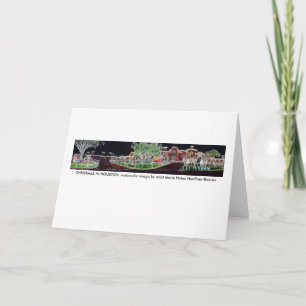 CARTES POUR FÊTES ANNUELLES NOËL À HOUSTON