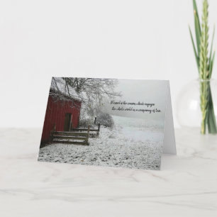 Cartes Pour Fêtes Annuelles Noël à la ferme