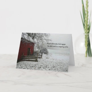 Cartes Pour Fêtes Annuelles Noël à la ferme