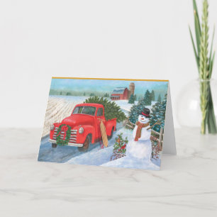 Cartes Pour Fêtes Annuelles Noël À La Ferme