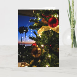 Cartes Pour Fêtes Annuelles Noël à la plage