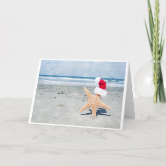 Cartes Pour Fêtes Annuelles Noël à la plage