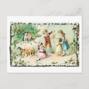 Cartes Pour Fêtes Annuelles Noël à l'ancienne