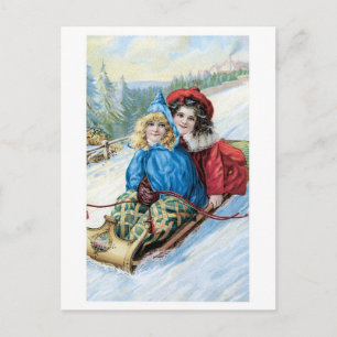 Cartes Pour Fêtes Annuelles Noël à l'ancienne, Dormir