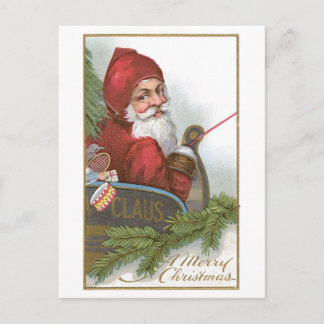Cartes Pour Fêtes Annuelles Noël à l'ancienne, Père Noël
