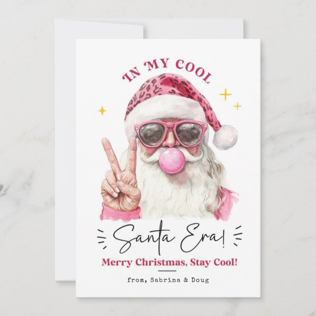 Cartes Pour Fêtes Annuelles Noël à l'ère de Noël (Devant)