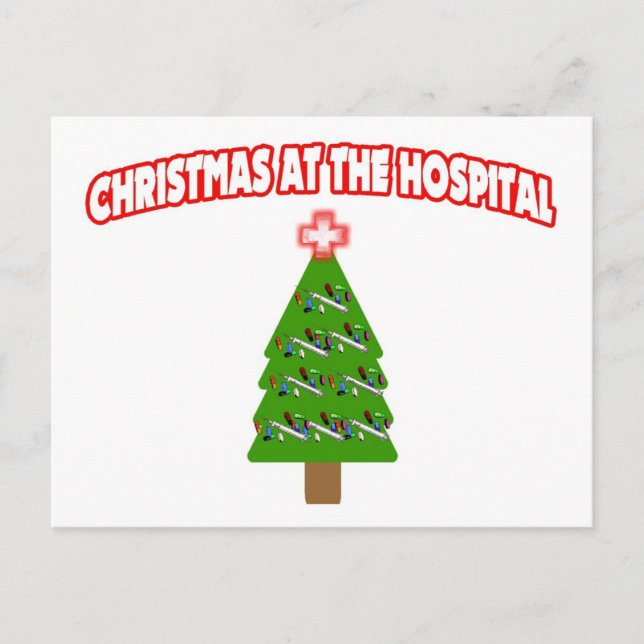 Cartes Pour Fêtes Annuelles Noël à l'hôpital (Devant)