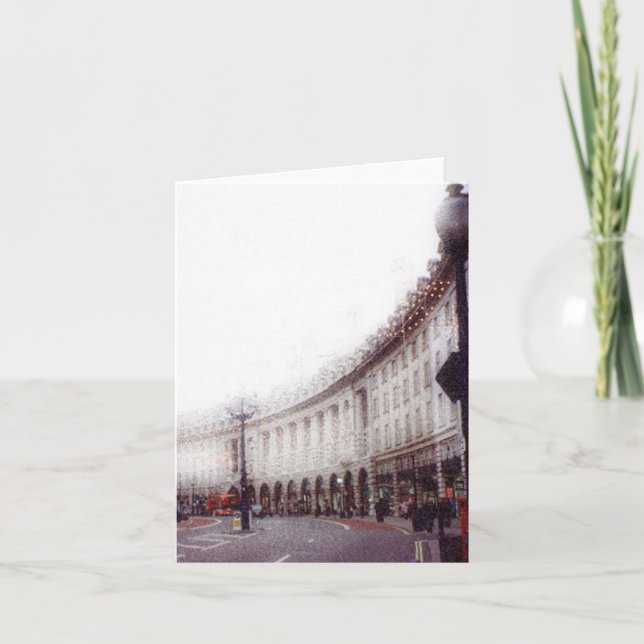 Cartes Pour Fêtes Annuelles Noël à Londres (Devant)