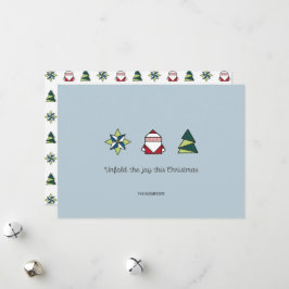 Cartes Pour Fêtes Annuelles Noël à l'origine du givre