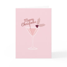 Noël à Martini rose