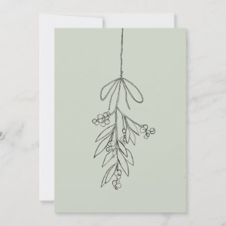 Cartes Pour Fêtes Annuelles Noël à Mistletoe