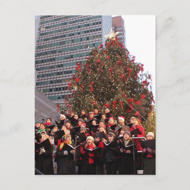 CARTES POUR FÊTES ANNUELLES NOËL À NEW YORK (Devant)
