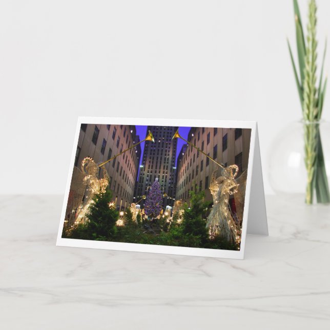 Cartes Pour Fêtes Annuelles Noël à New York 2007 (Devant)