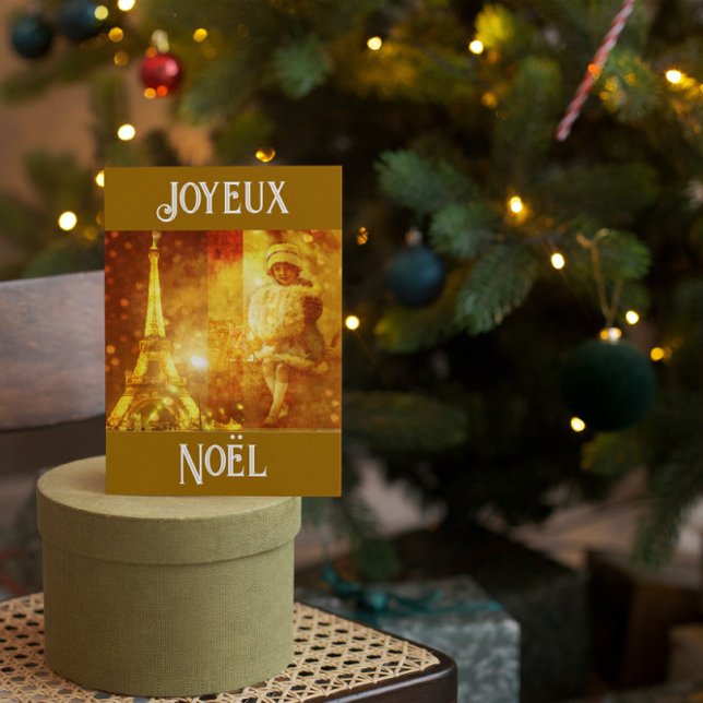 Cartes Pour Fêtes Annuelles Noel a Paris collage (Créateur téléchargé)
