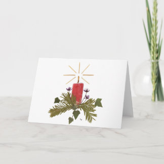 Cartes Pour Fêtes Annuelles Noël a pressé des conceptions de fleur