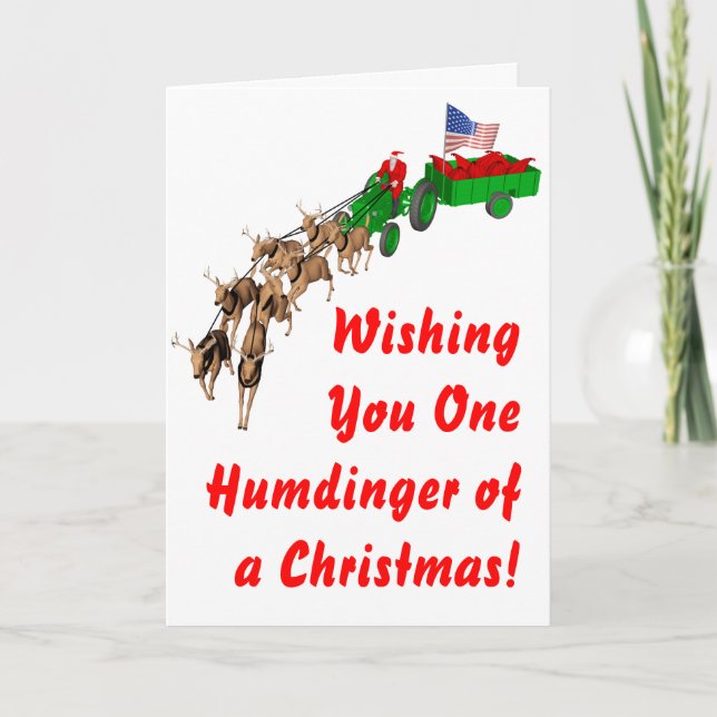 Cartes Pour Fêtes Annuelles Noël à Redneck (Devant)