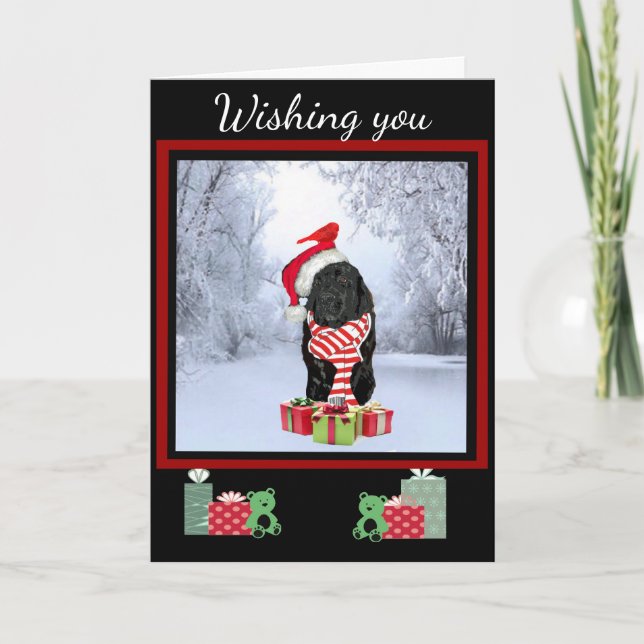 Cartes Pour Fêtes Annuelles Noël à Terre-Neuve (Devant)