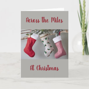 CARTES POUR FÊTES ANNUELLES NOËL *À TRAVERS LES MILES*