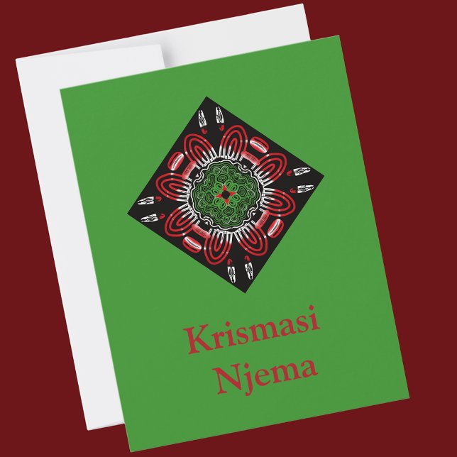 Cartes Pour Fêtes Annuelles Noël africain (Créateur téléchargé)