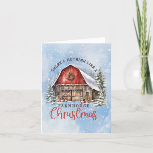 Cartes Pour Fêtes Annuelles Noël agricole