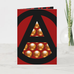 Cartes Pour Fêtes Annuelles Noël anarchique