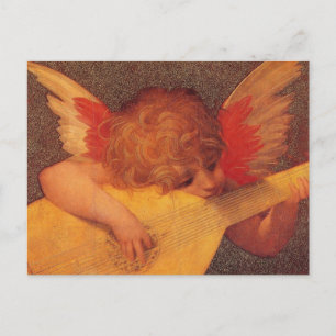 Cartes Pour Fêtes Annuelles Noël angélique de musicien