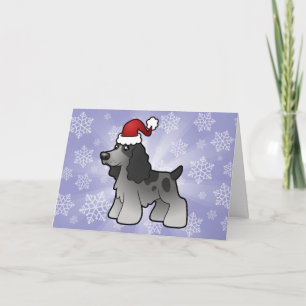 Cartes Pour Fêtes Annuelles Noël Anglais Cocker Spaniel
