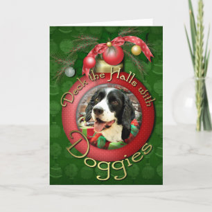 Cartes Pour Fêtes Annuelles Noël - Anglais Springer Spaniel - Betsy