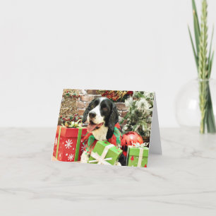 Cartes Pour Fêtes Annuelles Noël - Anglais Springer Spaniel - Betsy