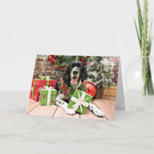 Cartes Pour Fêtes Annuelles Noël - Anglais Springer Spaniel - Bosley