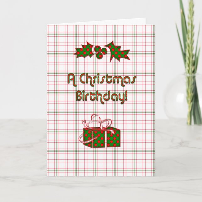 Cartes Pour Fêtes Annuelles Noël Anniversaire (Devant)