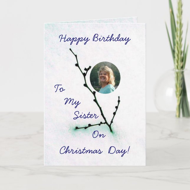Cartes Pour Fêtes Annuelles Noël Anniversaire (Devant)