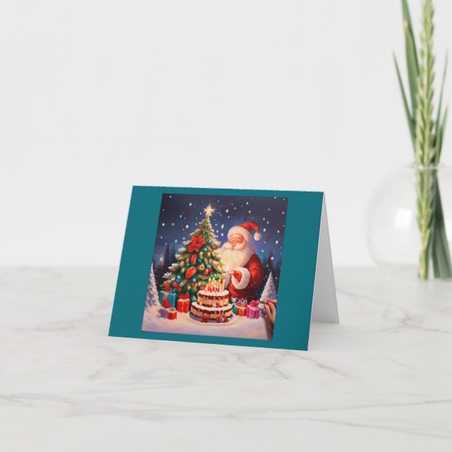 Cartes Pour Fêtes Annuelles Noël Anniversaire 10 (Devant)