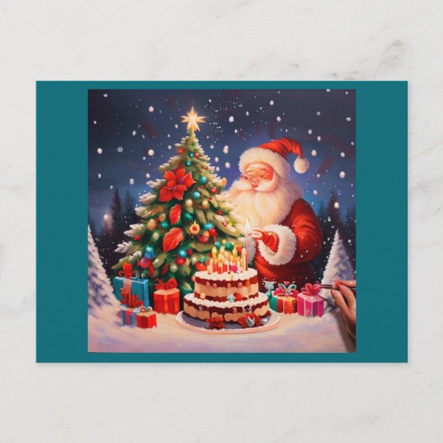 Cartes Pour Fêtes Annuelles Noël Anniversaire 10 (Devant)