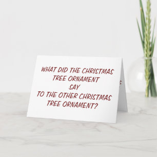 CARTES POUR FÊTES ANNUELLES NOËL ARBRE ORNAMENT DIRE PLAISANCE POUR NOËL