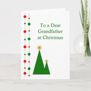 Cartes Pour Fêtes Annuelles Noël Arbres grand-père Noël