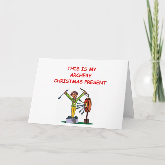 Cartes Pour Fêtes Annuelles Noël ARCHÉRIE (Devant)