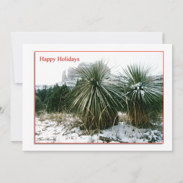 Cartes Pour Fêtes Annuelles Noël Arizona (Devant)